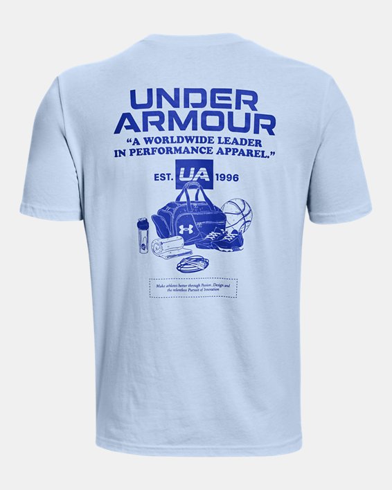 Men's UA Archive Vintage Short Sleeve, Blue, pdpMainDesktop image number 5